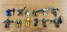 Mega Bloks Construx Halo & Call of Duty Mixed Lot Of 12 Figures + Weapons