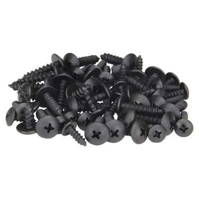 Schrauben Satz M4 M5 Verkleidung 50 Stück schwarz für Motorrad Roller Quad - Bild 1 von 4