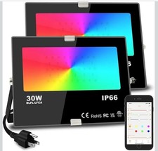Led Flood Light 30W 300W Equivalent 3000 LM Outdoor Color Changing Led Stage