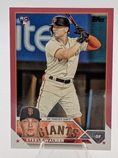 2023 Topps Series 1 Steele Walker Rookie Mothers Day Pink SP /50 Giants