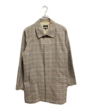 A.P.C.                    Checked Bal-collar Coat beige 1110421
