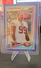 2025 Panini Donruss Optic - Rated Rookie Alfred Collins #237 Blue Hyper Prizm RC