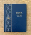 Walking Liberty Half Dollar Archival Whitman Album 1916 - 1940 #9423