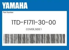 Yamaha Genuine Cover, Side 1 - 1Td-F1711-30-00