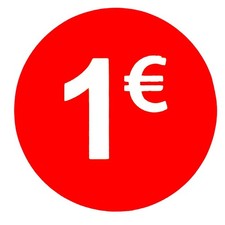 Étiquettes de prix 1€ Euro Pack de 1000 autocollants ronds