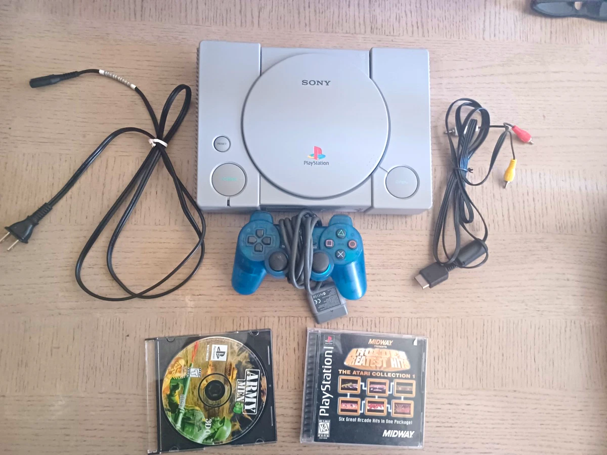 Sony PlayStation 1 Blue Video Game Consoles for sale - eBay