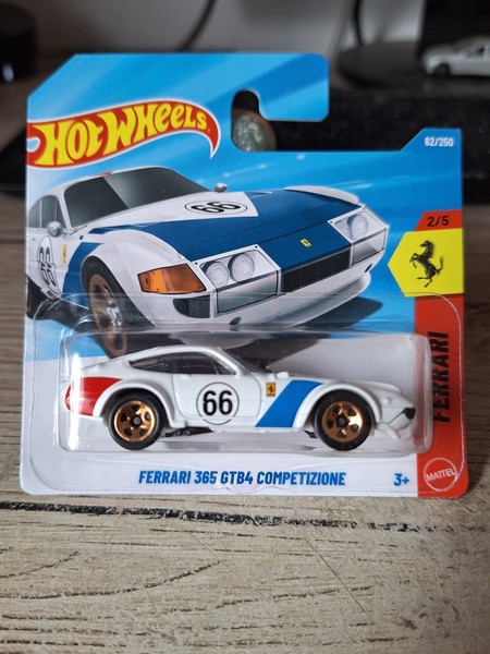 Hot Wheels Ferrari 365 GTB4 Competizione 62/250-2026 JJJ30 Hot Wheels Ferrari-image
