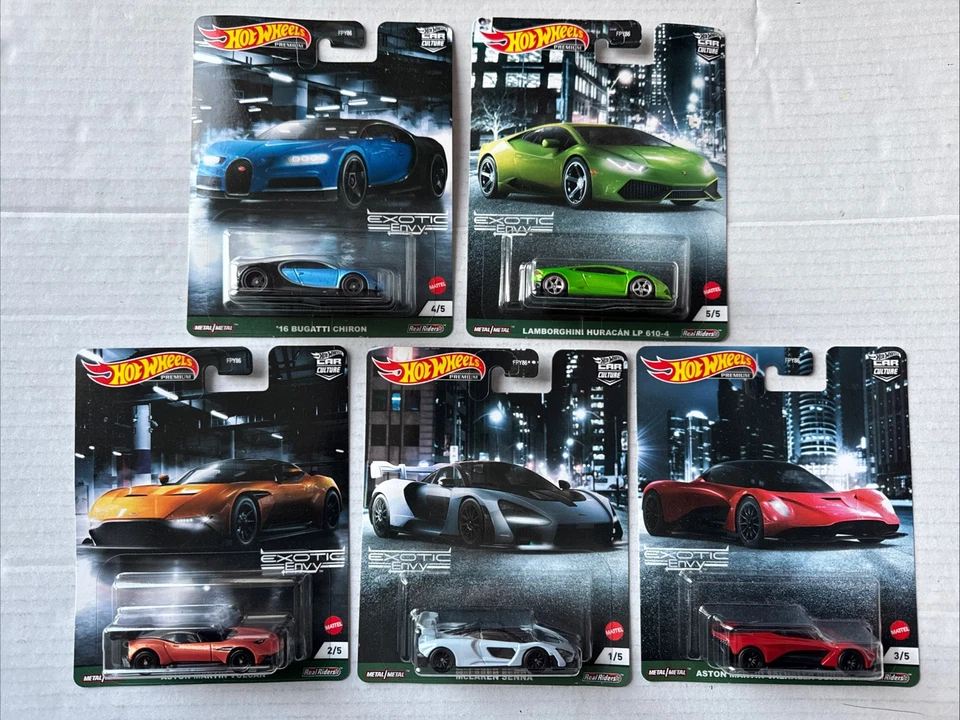 Hotwheels 1/64  🇨🇵 Exotic envy Serie 5/5 Métal et roues gomme de 2021 Bugatti - Photo 1/4