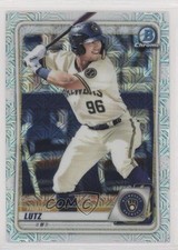 2020 Bowman Chrome Prospects Mega Box Mojo Refractor Tristen Lutz #BCP-187 4v9