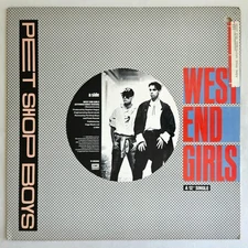 NEW WAVE / SYNTH-POP - PET SHOP BOYS - WEST END GIRLS / A MAN COULD GET ARRESTED
