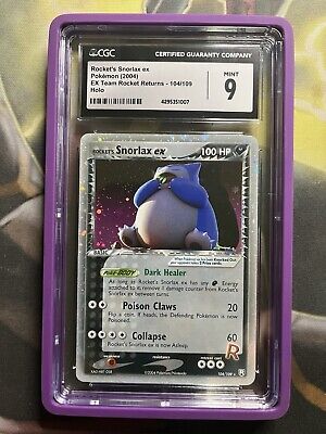 Rocket's Snorlax ex 104/109 Team Rocket Returns Regular for Rocket's Snorlax ex 104/109 Team Rocket Returns Regular for