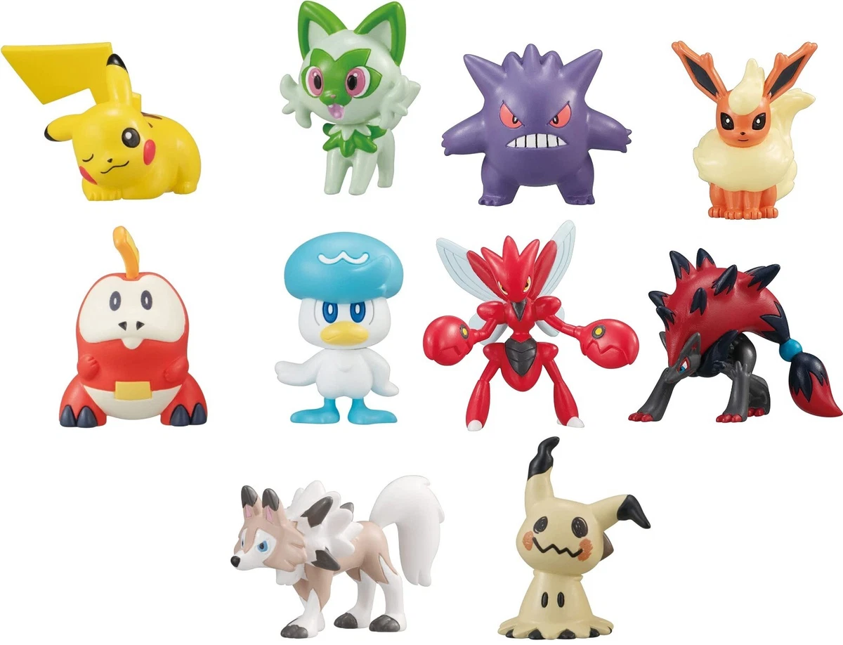 Takara Tomy Pokemon Get Collection New World 10 type complet set Pok mon