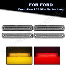 4x Luz de señalización lateral delantera y trasera para camioneta Ford E-100 Econoline F100 F150 75-83