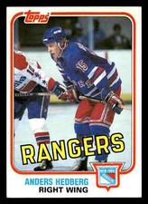 1981-82 Topps Anders Hedberg #E98 - New York Rangers