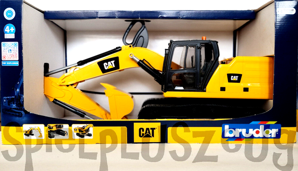Bruder 02483 Cat Schaufelbagger Baustelle Fahrzeug 1:16-image