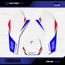 Red Number Plate Racing Graphic kit fits 2000-2013 YAMAHA TTR90 TTR 90 00-13 #