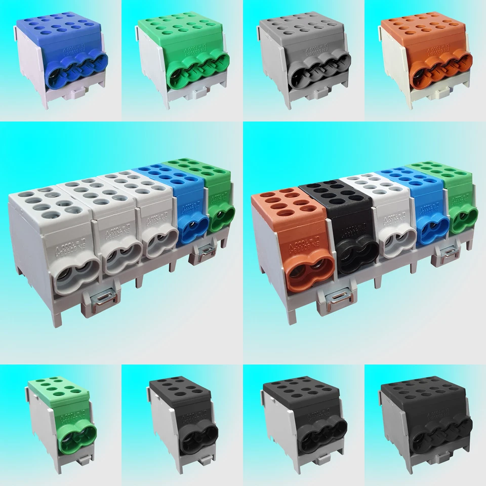 MARKENLOS Pollmann Hauptleitungs- Abzweigklemme HLAK 25 35 1/2 1/4 1/6 M2 Klemmblöcke NEU