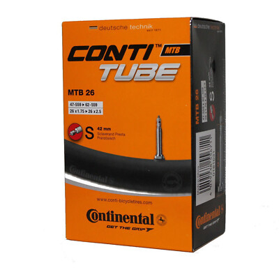 Conti Fahrrad Schlauch MTB 26x1.75/2.50 47/62-559 SV Sclaverand 42mm Continental