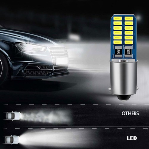Canbus BA9S LED Car Reverse Lights Parking License Plate Bulb Accessories White - Picture 11 of 12