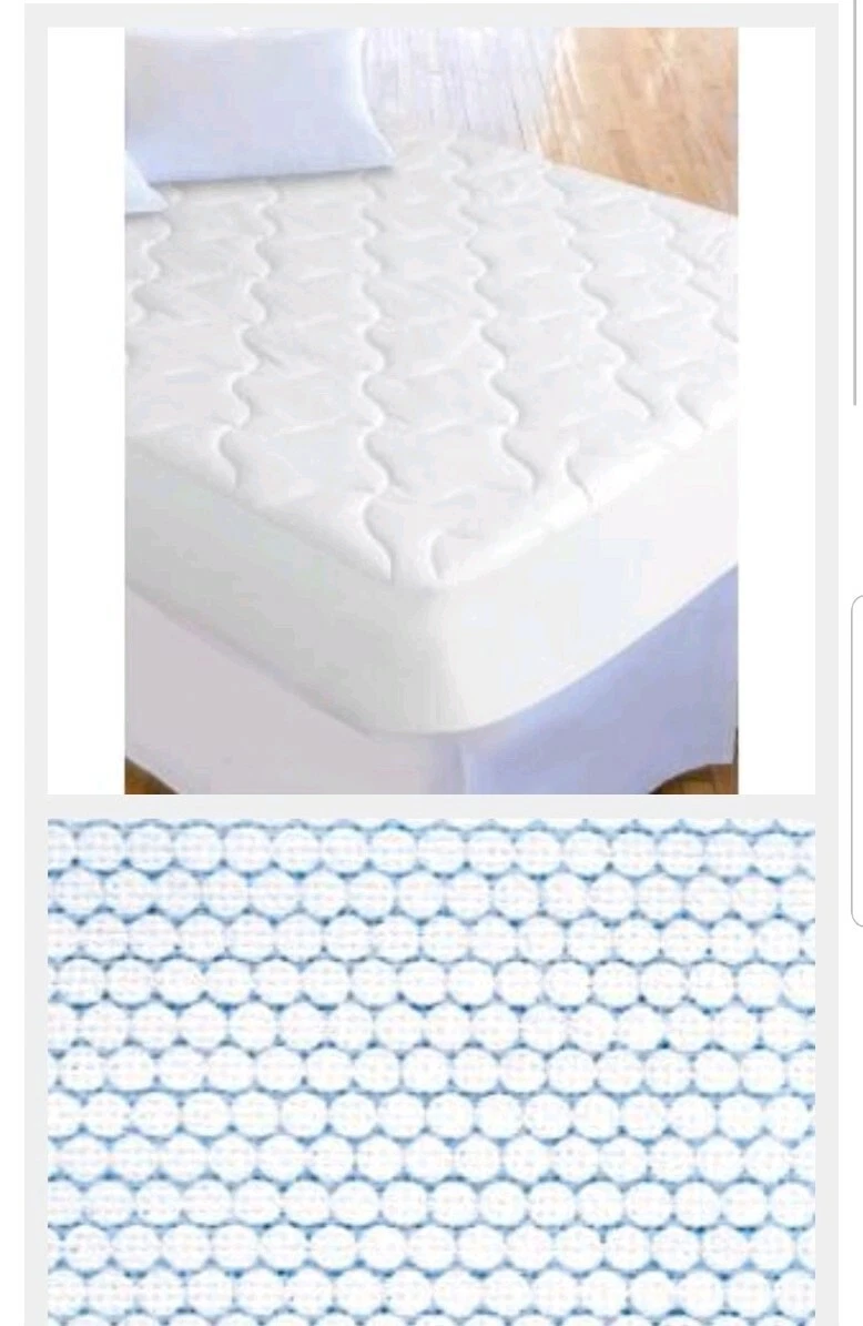 ER Carpenter LP Queen Polyester Mattress Pad (31374522997) New, 300-thread Count