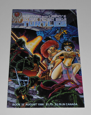 Vtg 1990 Eastman & Laird's TMNT Teenage Mutant Ninja Turtles Issue #32 Comic