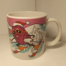 Vintage Applause Ceramic California Raisins Official Mug 10 oz. 1988 #30088 Ski