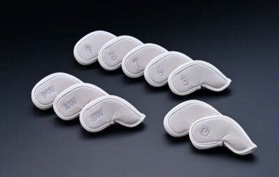 EPON Golf 2024 Iron Set Cover e Mark #5-SW +2 Total 10pcs Beige Color