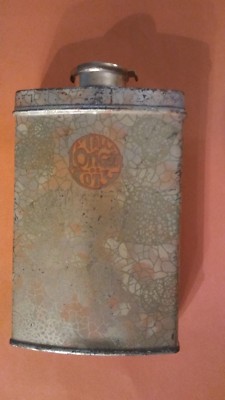 TALC DE COTY 1930'S NICE METAL CANNISTER  3.7 OZS. PERFUMERIE I. MAGNIN & CO.