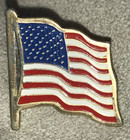 Loose 5/8th" Waving American Flag Lapel Pin -Red, White, & Blue Patriotic U.S.A. — photo 10