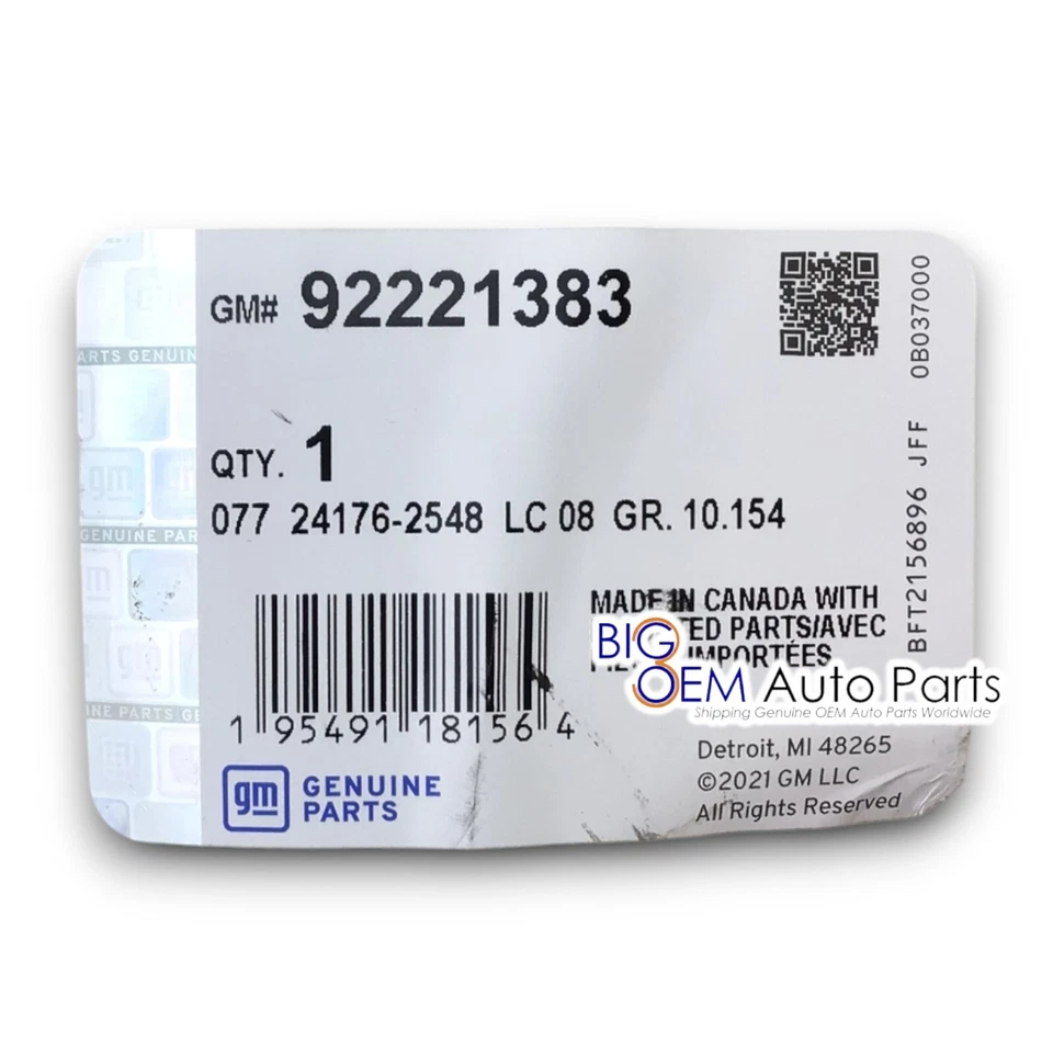 Оригинальный бак для жидкости растворителя омывателя ветрового стекла 2010–2015 Chevrolet Camaro 92221383 - Изображение 4 из 4