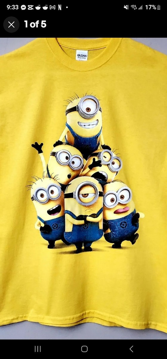 【dydoshop】MINION T-SHIRT Minions Despicable Me Manion T Shirt 100% Cotton Extra L