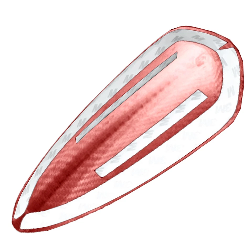 Cubierta de antena de aleta de tiburón de techo de fibra de carbono seca REAL HARD para Mazda CX-5 15-20 Foto 4 de 4