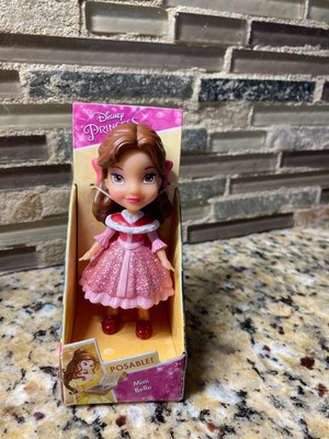Disney Mini Toddler Dolls Princess Belle In Red Dress Posable Jakks Pacific Ebay