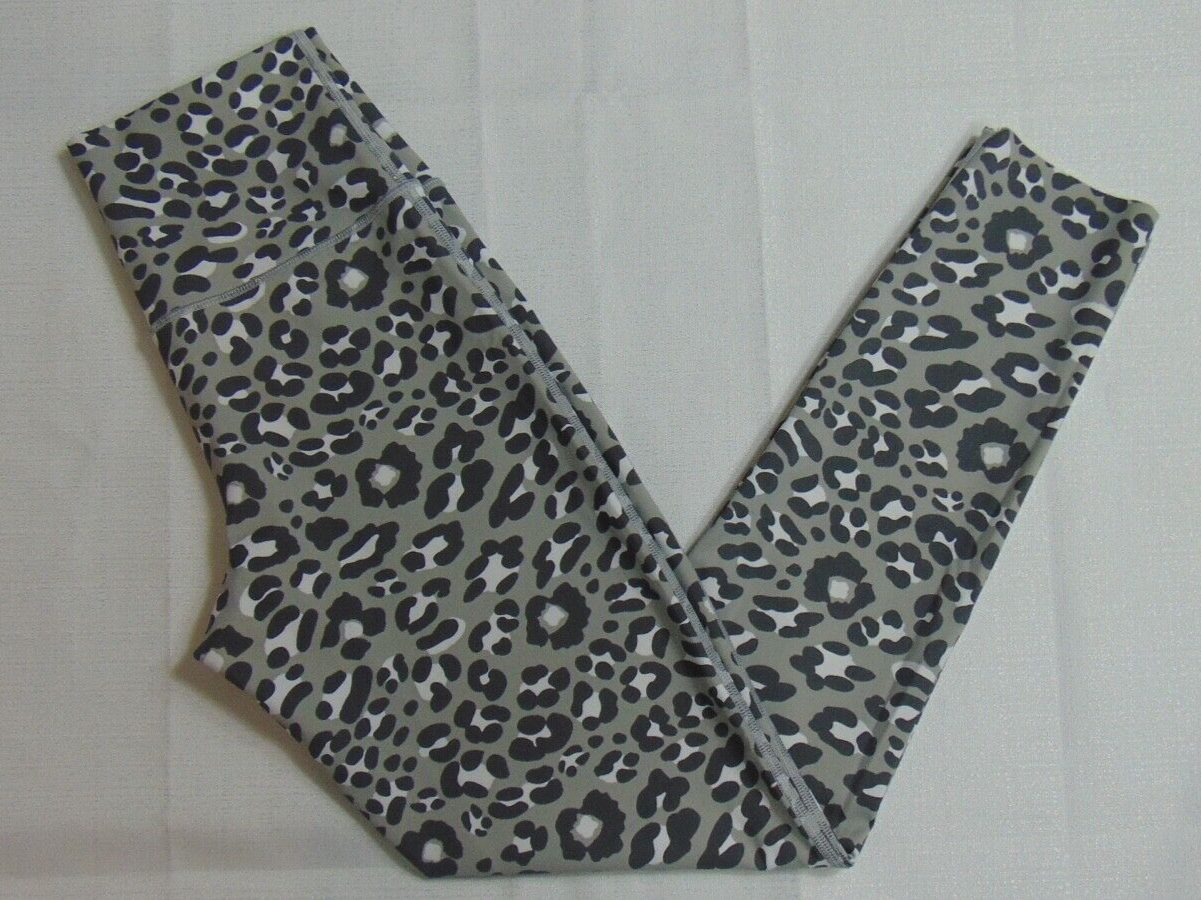 Aerie Offline 7/8 Legging Women Size M Gray Animal Print High Rise