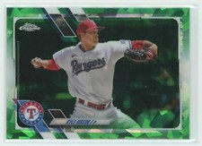 2021 Topps Chrome Sapphire Edition #US183 Kyle Gibson Texas Rangers 38/50 Green