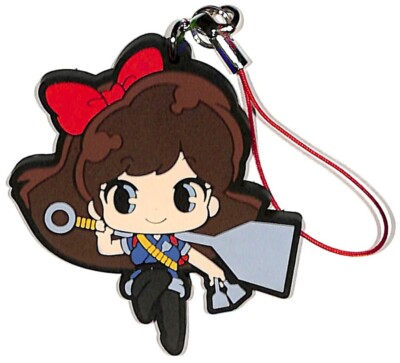 Ranma 1/2 Strap Mascot Charm Capsule Rubber 5 Ukyo Kuonji Bandai