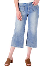 NYDJ Higher Rise Patchie Major Wide-Leg Crop Jeans Quinta