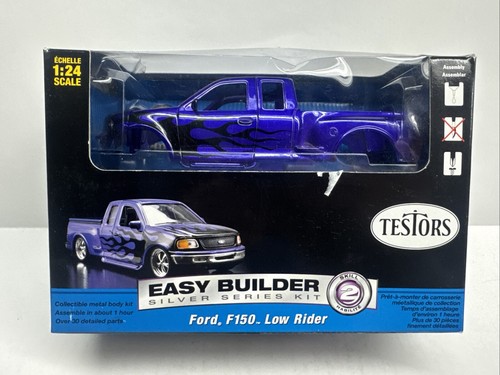 1/24 Testors Ford F-150 Pickup Die-cast Model Kit Silver Series SEALED
