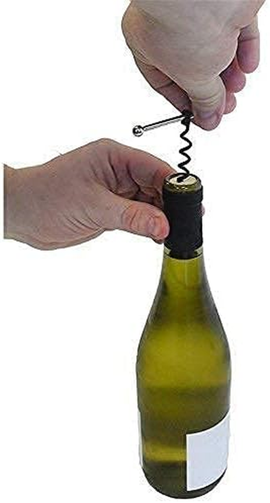 Portable Multi-Tool Waiter Corkscrew with Hinged Opener and Key Portable Multi-Tool Waiter Corkscrew with Hinged Opener and Key