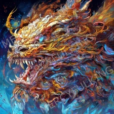 Dragon - Digital AI Art Image (4k HD) High Resolution Print Download