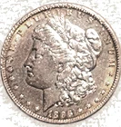 1896 O Morgan tough date coin shows a little wear good all over appeal free ship