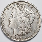 1891-O Morgan Silver Dollar New Orleans Mint Very Fine (VF)