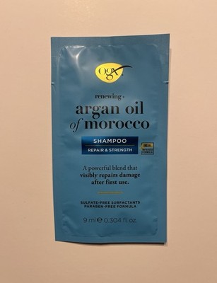 OGX Renewing Argan Oil Of Morocco Shampoo Single Use Packet, 9 ml 0.304 fl. oz.