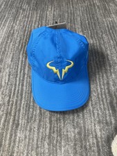 Nike Hat Cap Adjustable Mens Large Blue Rafa Nadal Dri-FIT Club FB5600-406