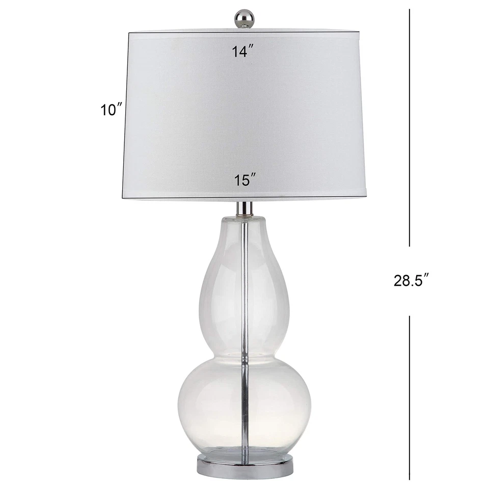 Colección Iluminación Mercurio Cristal Craquelado Doble Calabaza 29 pulgadas Dormitorio Living... Foto 3 de 4