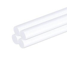 Pack of 4 Acrylic Round Rods 1/4" x 12" Clear Plastic Acrylic Dowel Rods