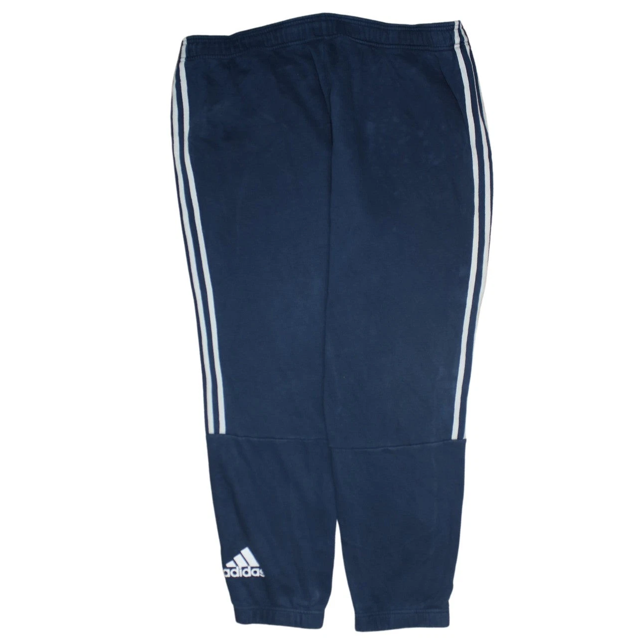 Adidas Men's Blue Jogger Trousers Regular Fit Fleece Comfort Pants