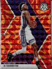 2019-20 Panini Mosaic #10 De'Aaron Fox Reactive Orange