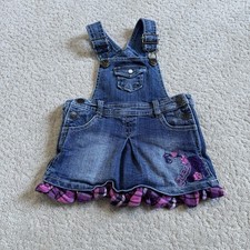 Guess Baby Toddler Girl 24 Months Denim Jumper Overall Dress