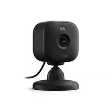 Blink Mini 2 Indoor/Outdoor Plug-in Smart Security Camera, 1080p HD (Black)